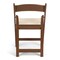 Atlas Commercial Products TitanPRO Brown Resin Folding Chair with Ivory Pad RFC6BRIV - alternate 6